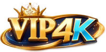 vip 4k লোগো